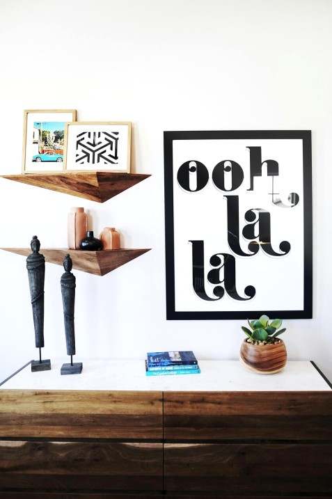 Conjunto dormitorio moderno madera y metal